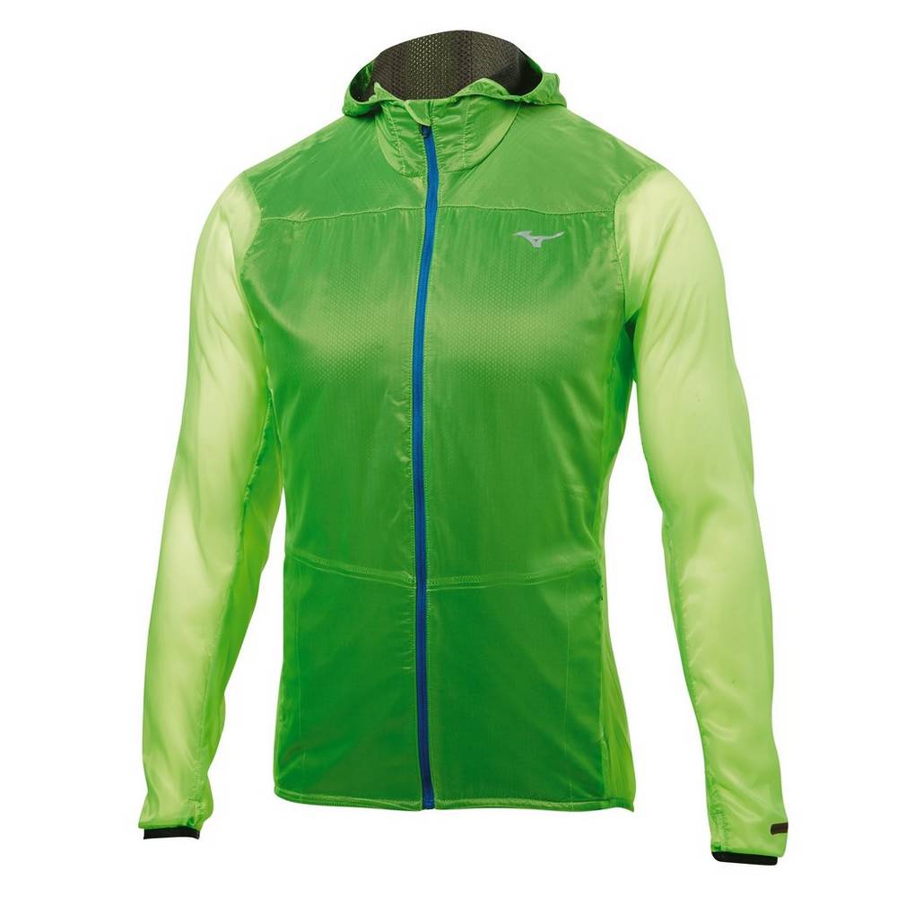 Mizuno Men's Breath Thermo Hoody Jacket Green (421490-XWT)